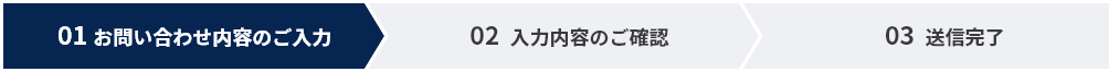 01 お問い合わせ内容のご入力